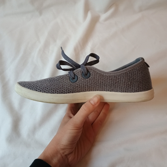Allbirds Tree Skippers Sz 7 Lace Up Boat Shoes Breathable Comfort Gray Washable - Picture 3 of 9